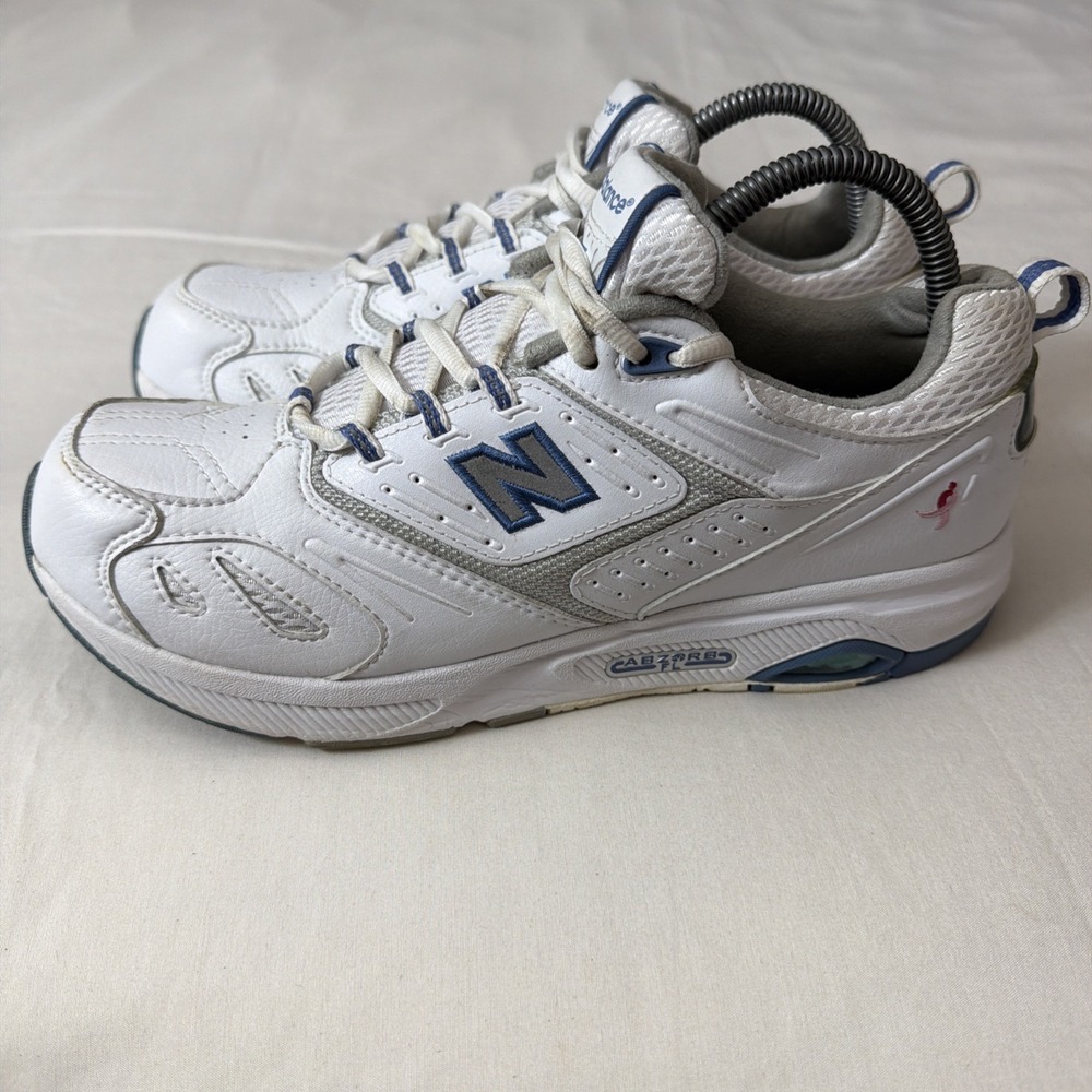 New Balance 845 Womens Running Walking Sneakers Shoes 9.5 Gym Shoe Cancer Aware